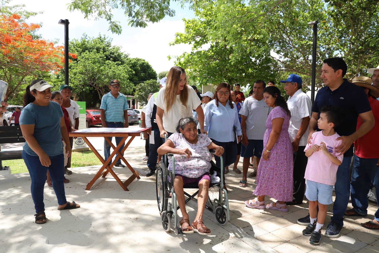 Construyen rampas para mayor accesibilidad en parques de Mérida
